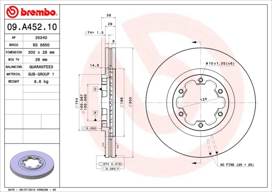 09A45210 Brembo