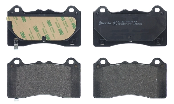 P24202 Brembo Klocki hamulcowe przednie tarczowe