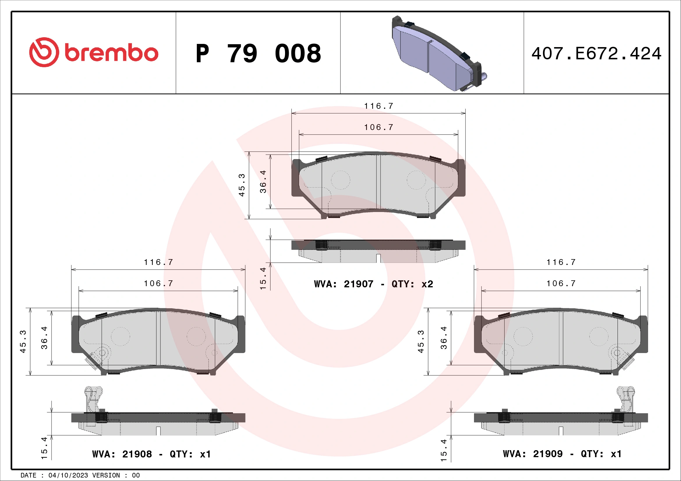 P79008 Brembo