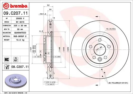 09C20711 Brembo