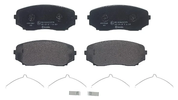 P54059 Brembo Klocki hamulcowe przednie tarczowe