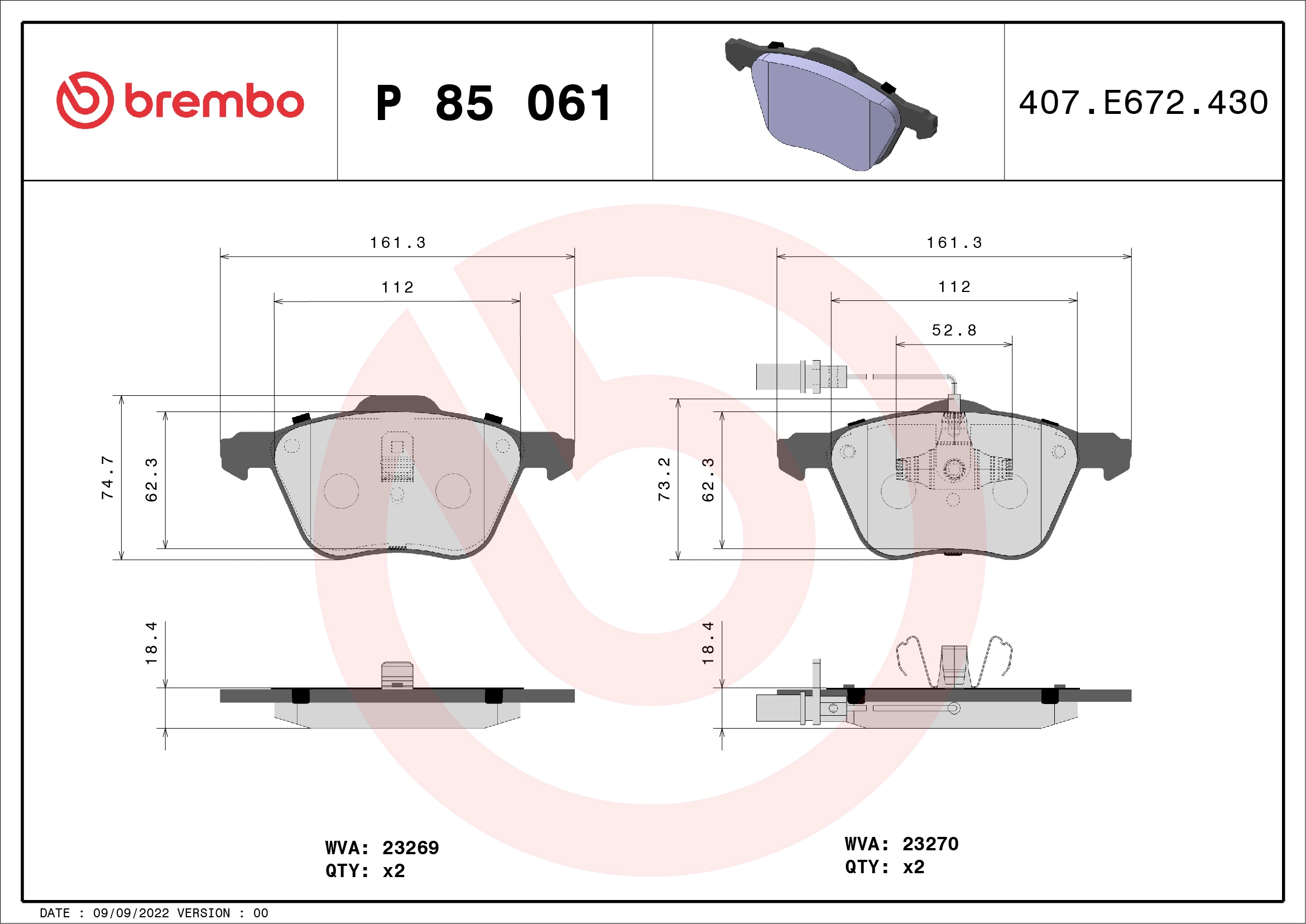 P85061 Brembo