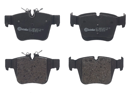 P50133 Brembo Okładziny (klocki) do hamulców tarczowych tylne