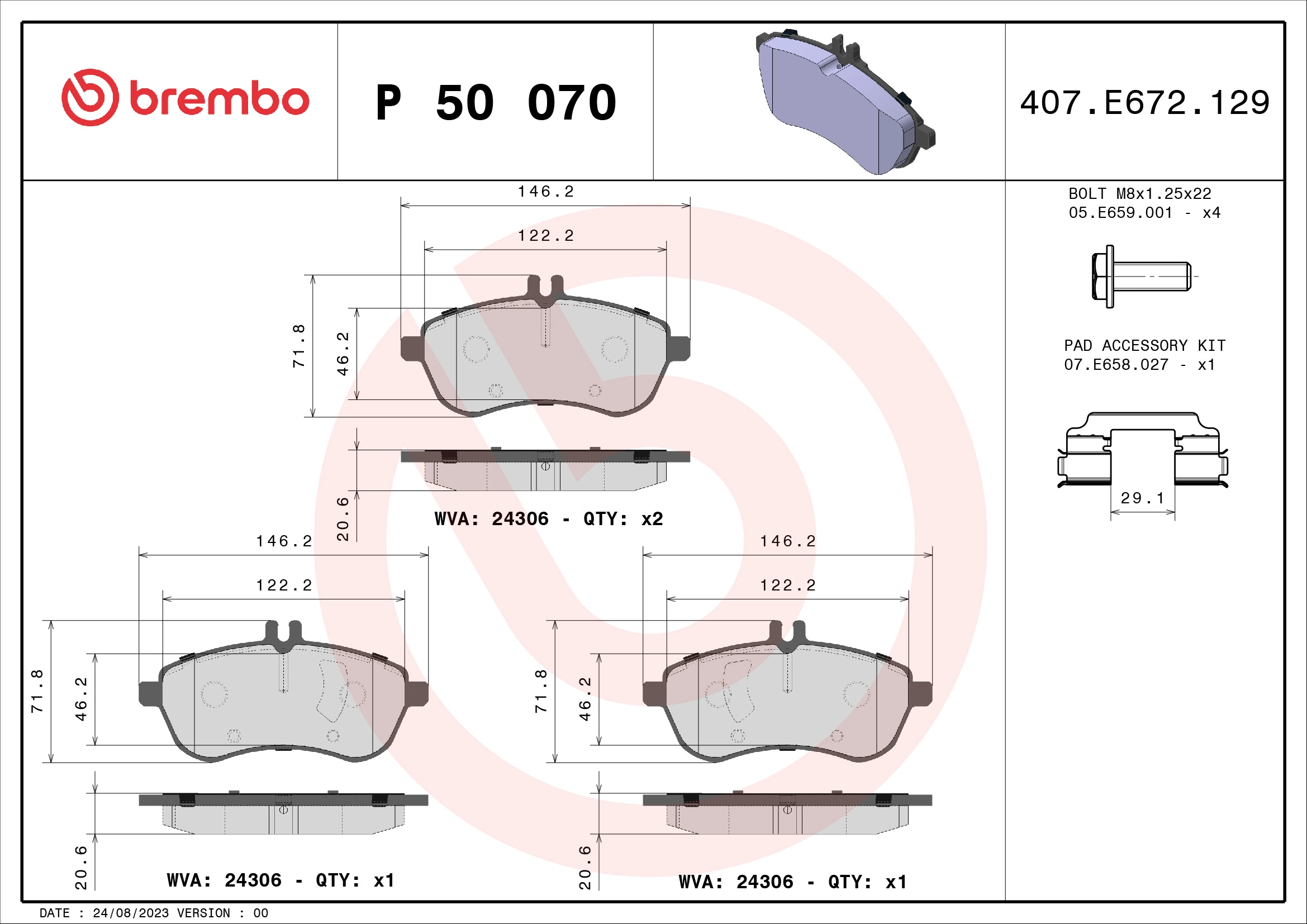 P50070 Brembo