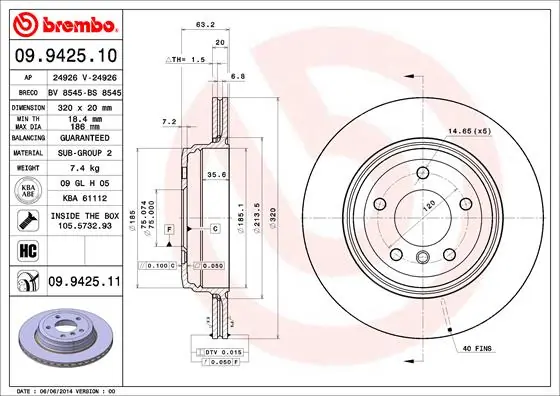 09942511 Brembo