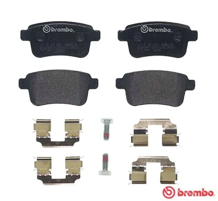 P68043 Brembo Okładziny (klocki) do hamulców tarczowych tylne