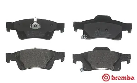 P37016 Brembo Okładziny (klocki) do hamulców tarczowych tylne