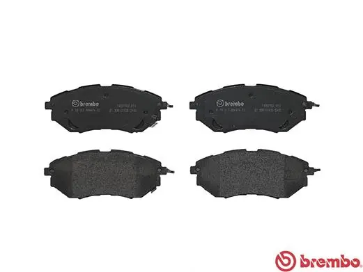 P78017 Brembo Klocki hamulcowe przednie tarczowe