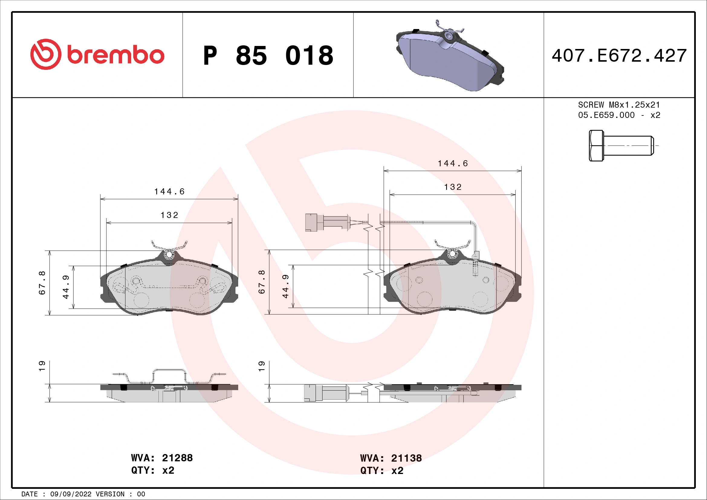 P85018 Brembo