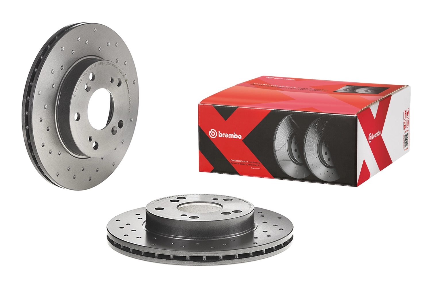 0954573X Brembo Tarcza hamulcowa przednia