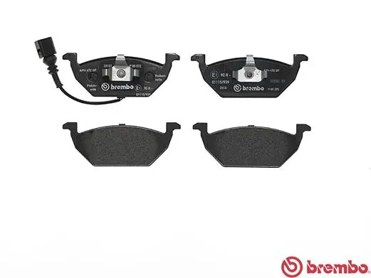 P85072 Brembo Klocki hamulcowe przednie tarczowe