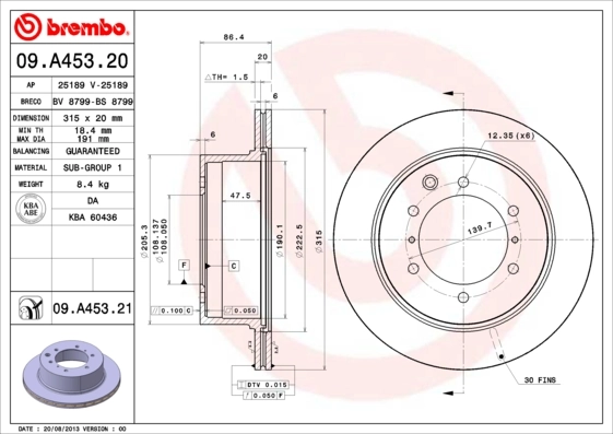 09A45321 Brembo