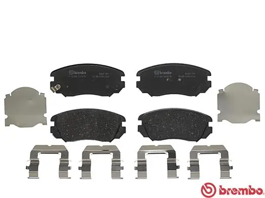 P59054 Brembo Klocki hamulcowe przednie tarczowe