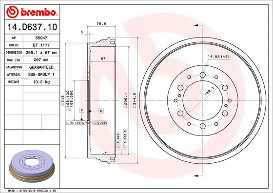 14D63710 Brembo