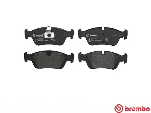 P06024 Brembo Klocki hamulcowe przednie tarczowe
