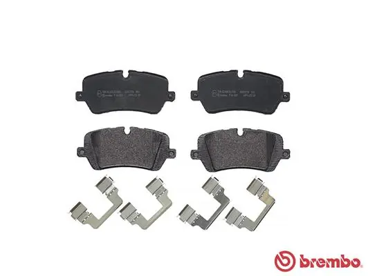P44021 Brembo Okładziny (klocki) do hamulców tarczowych tylne