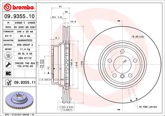 09935511 Brembo