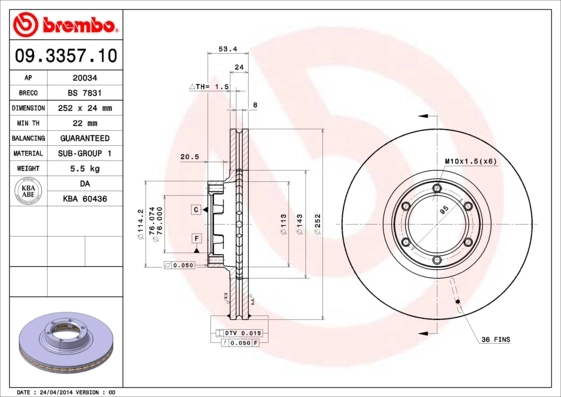 09335710 Brembo