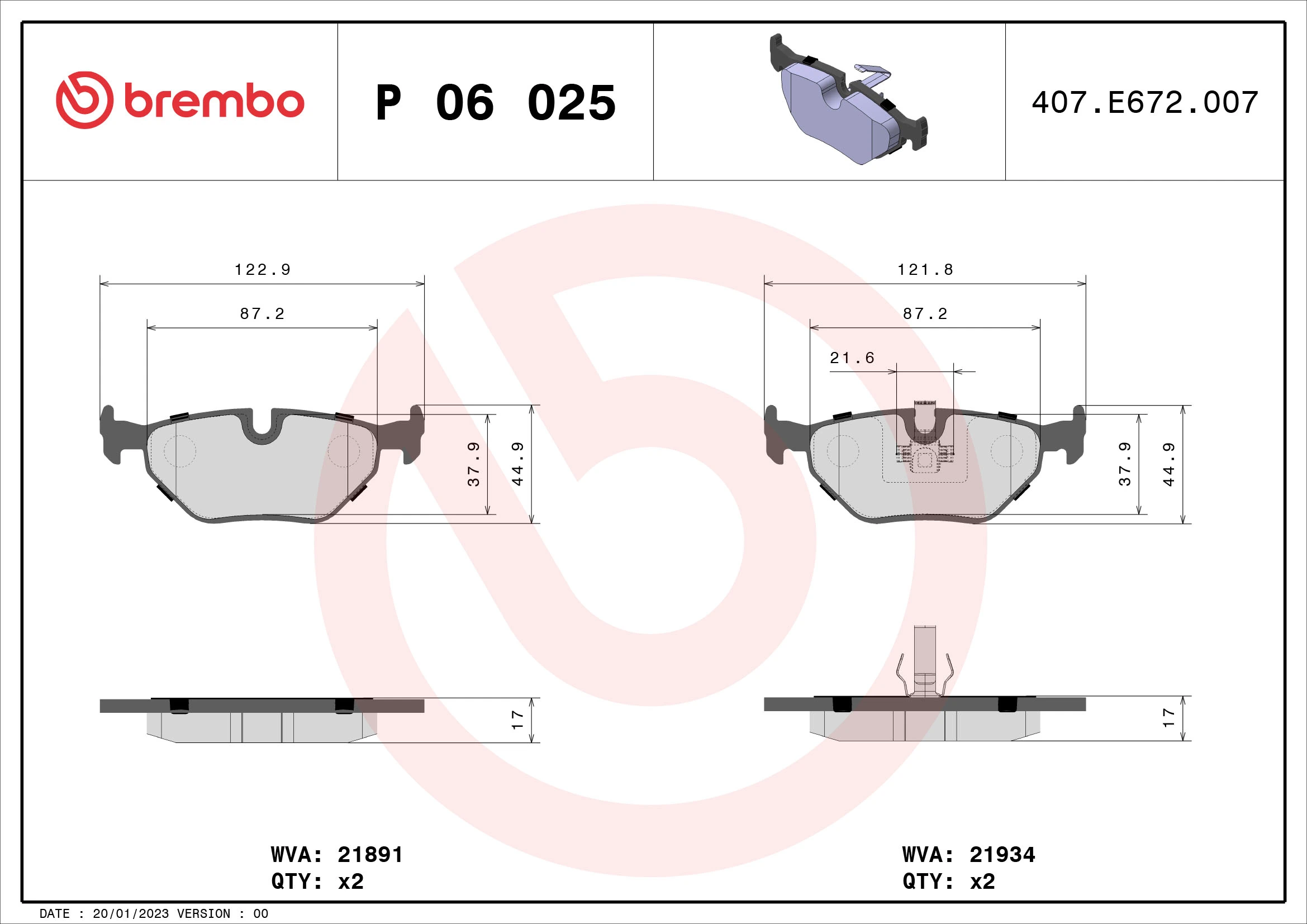 P06025 Brembo