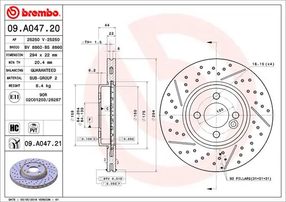 09A04721 Brembo