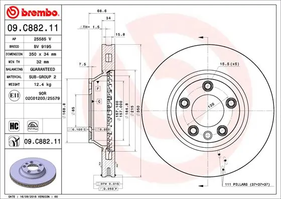09C88211 Brembo