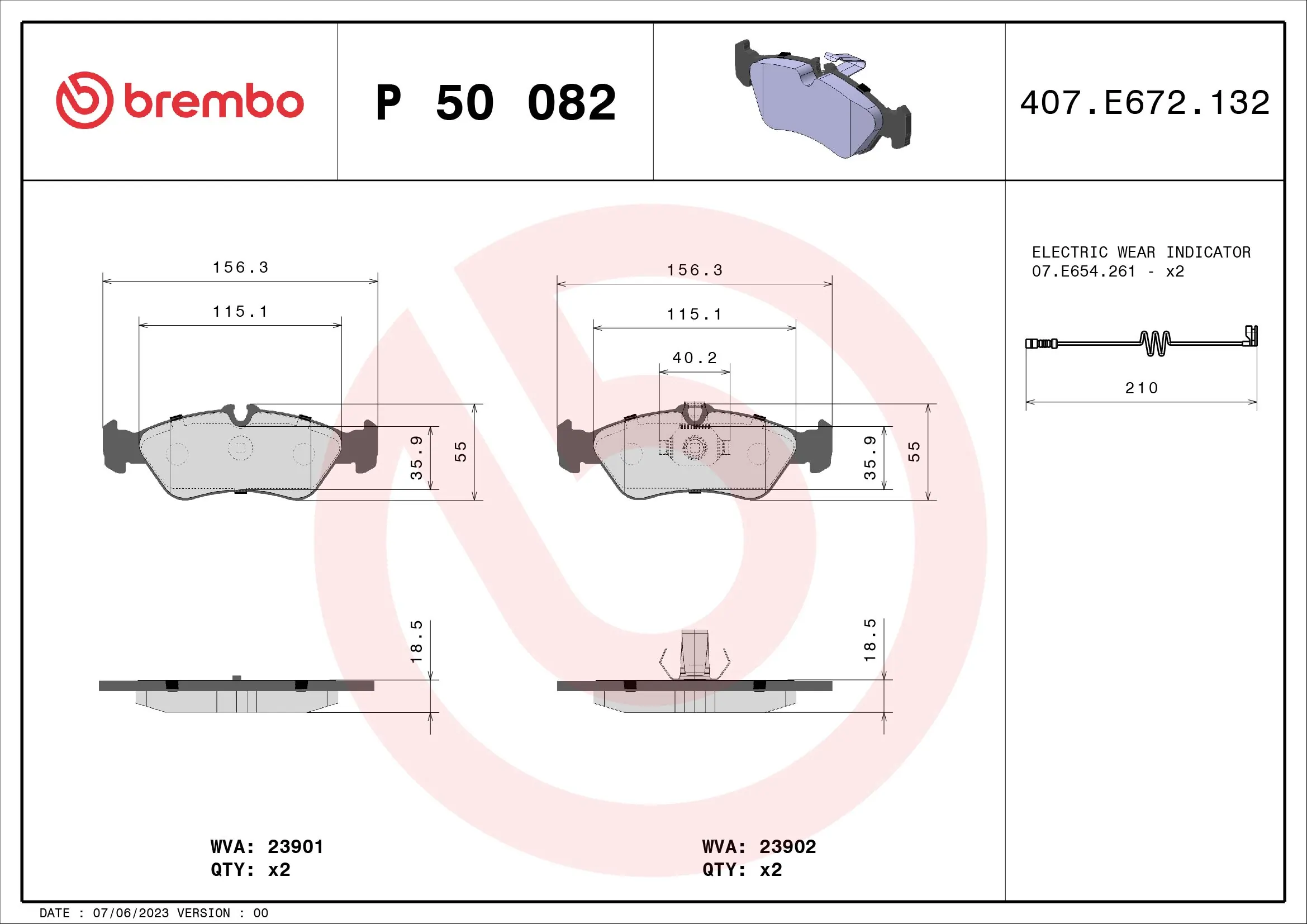P50082 Brembo