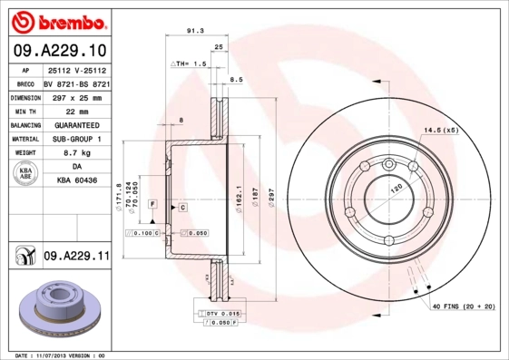09A22911 Brembo