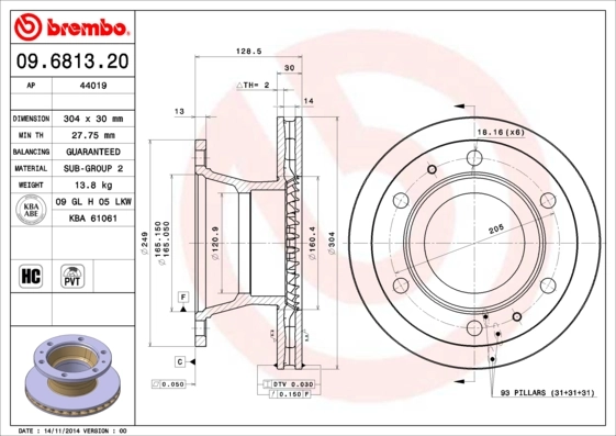 09681320 Brembo
