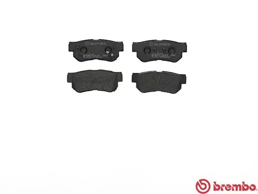 P30014 Brembo Okładziny (klocki) do hamulców tarczowych tylne