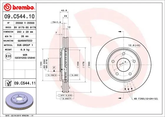 09C54411 Brembo