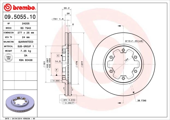 09505510 Brembo