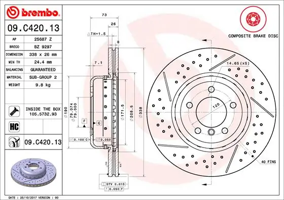 09C42013 Brembo