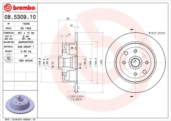 Tarcza hamulcowa tylna Opel Calibra coupe (85) (1989 - 1997) cena, od 48,90 USD