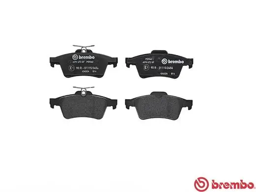 P59042 Brembo Okładziny (klocki) do hamulców tarczowych tylne