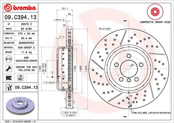 09C39413 Brembo