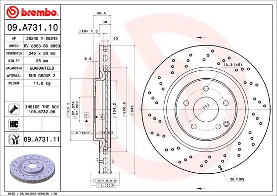 09A73111 Brembo