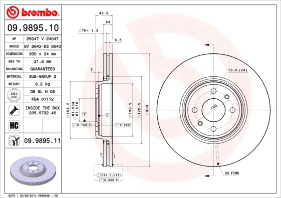 09989510 Brembo