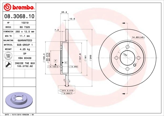 08306810 Brembo