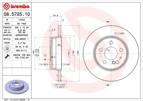 08572510 Brembo
