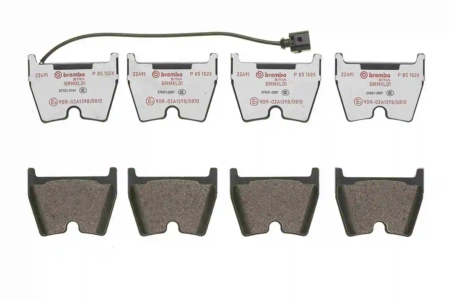 P85152X Brembo Klocki hamulcowe przednie tarczowe