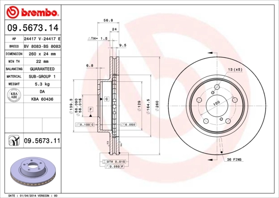 09567311 Brembo