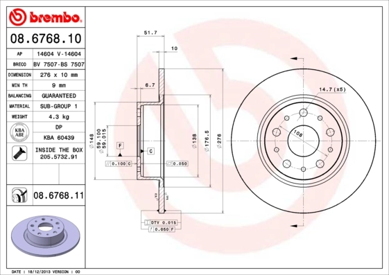 08676811 Brembo