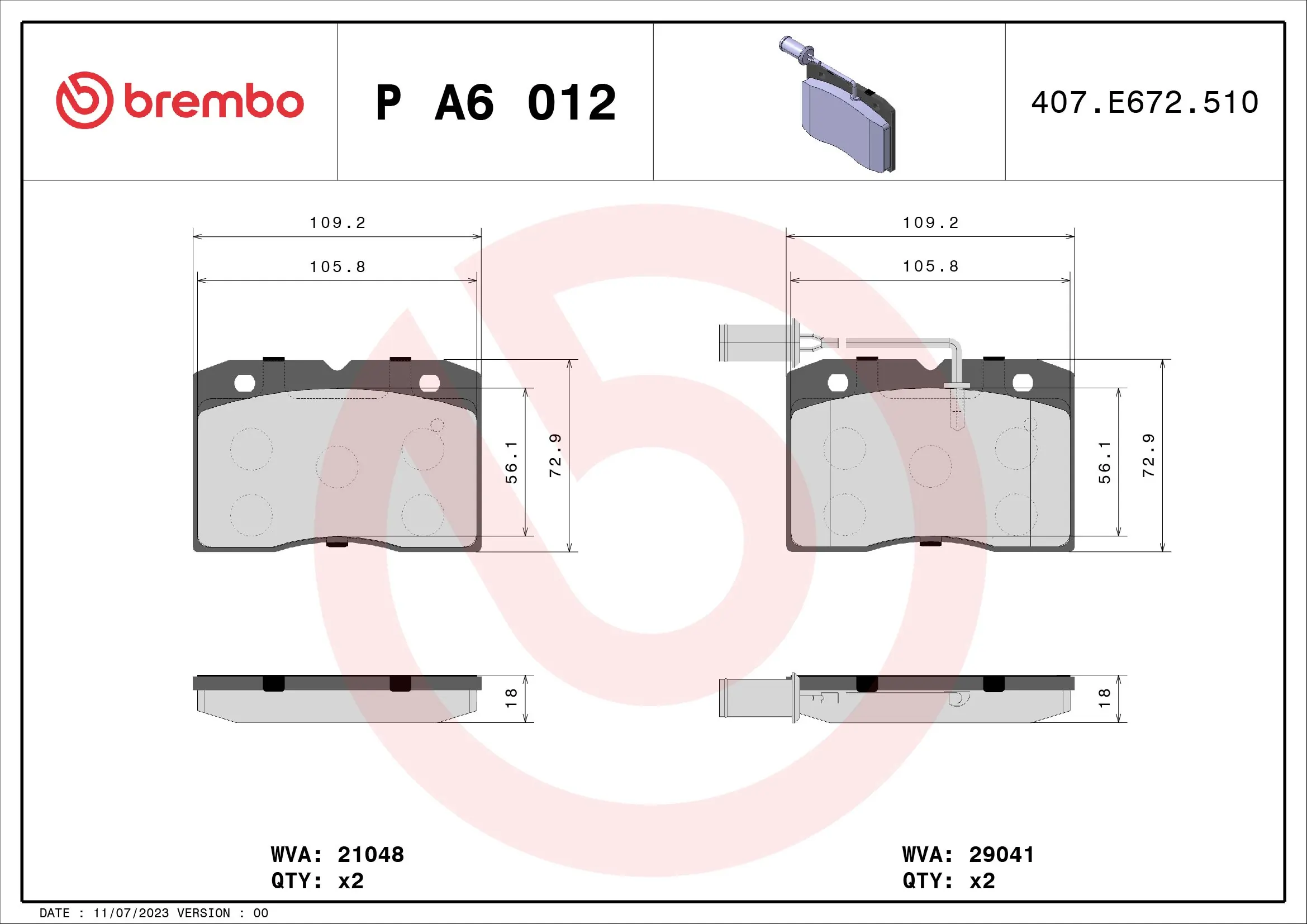 PA6012 Brembo
