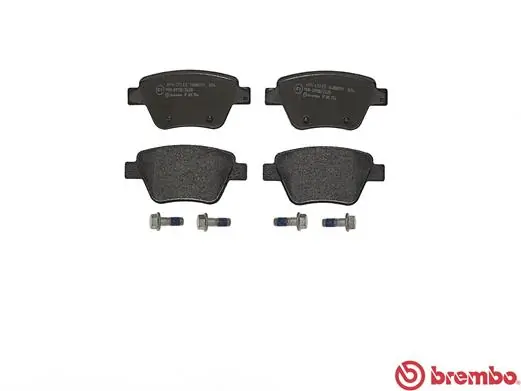 P85114 Brembo Okładziny (klocki) do hamulców tarczowych tylne