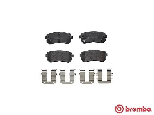 P30068 Brembo Okładziny (klocki) do hamulców tarczowych tylne