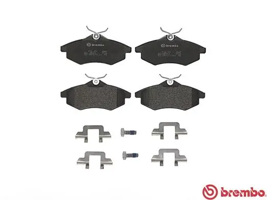 P61074 Brembo Klocki hamulcowe przednie tarczowe