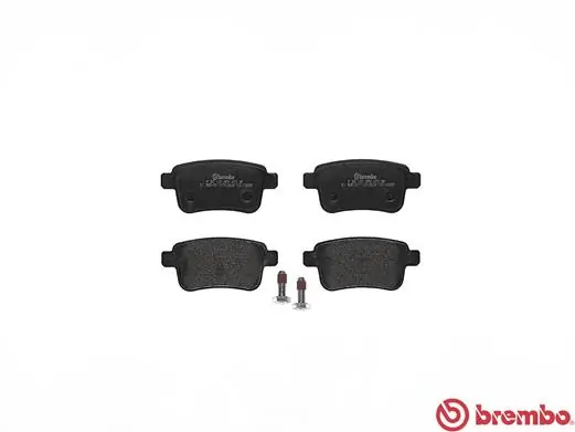 P50107 Brembo Okładziny (klocki) do hamulców tarczowych tylne