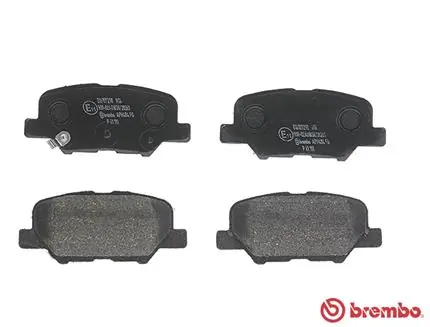 P61111 Brembo Okładziny (klocki) do hamulców tarczowych tylne