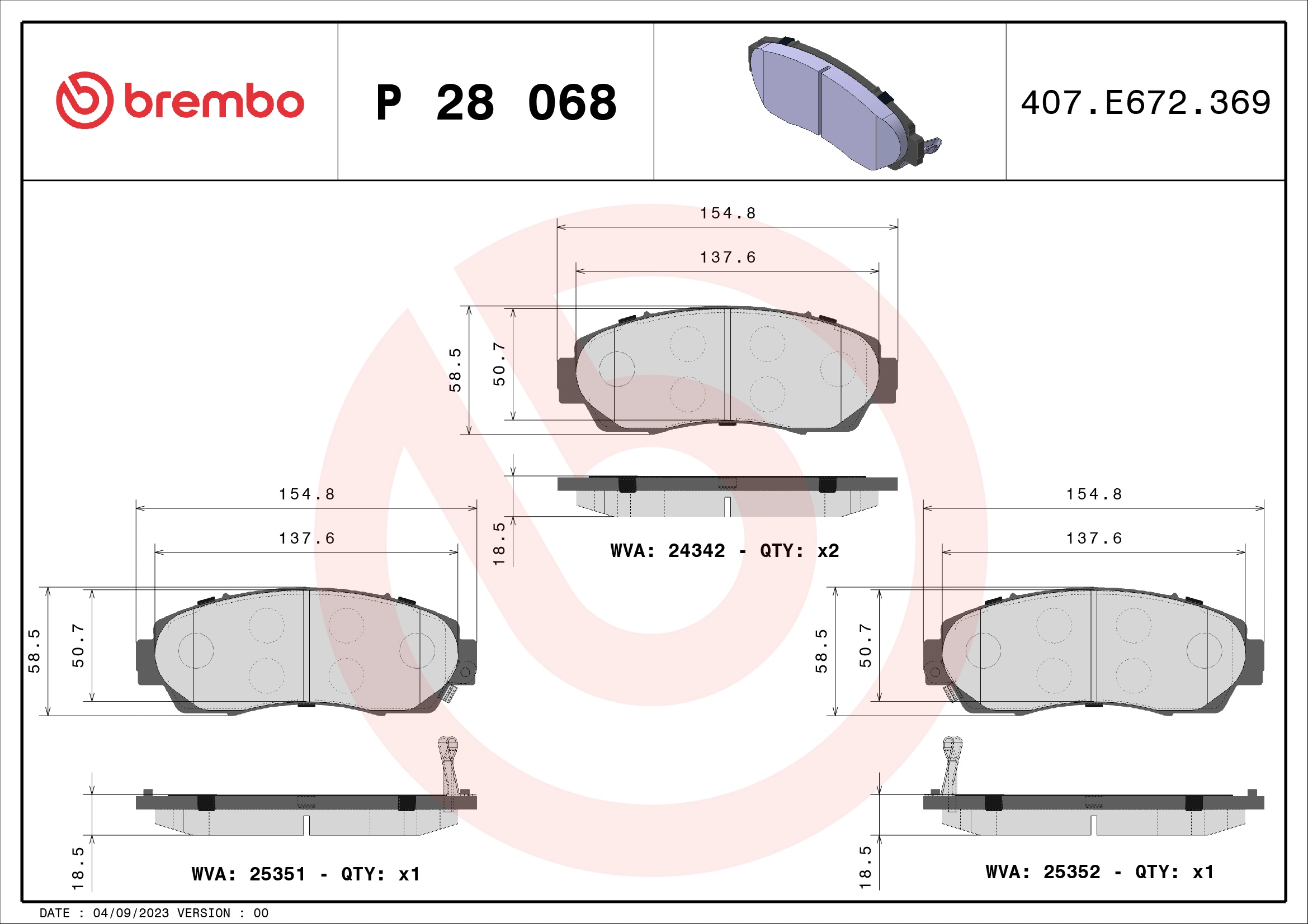 P28068 Brembo