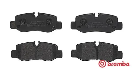 P50126 Brembo Okładziny (klocki) do hamulców tarczowych tylne